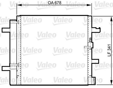 Valeo 814370 Klima Radyatörü A4 1.8 2.0TFSI 2.0TDI 08-16 A5 1.8 2.0TFSI 2.0TDI 07-17 Q5 2.0TFSI TDI 08- 4G0260401A