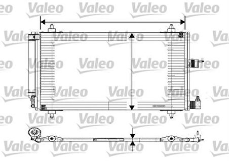 Valeo 817508 Klima Kondenseri Kurutucu IIe Partner 02 Berlingo 02 Xsara 00-05 1.9D-2.0HDI 518X364X16 6455.CV