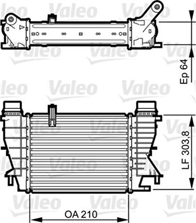 Valeo 818251 Turbo Radyatörü R Modus Clio III 1.5 DCI 10- 144618748R