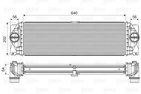 Valeo 818341 Turbosarj Radyatörü Sprinter 906 6-18 907 910 18-Crafter 30 32 35 11-15 2E0145804A