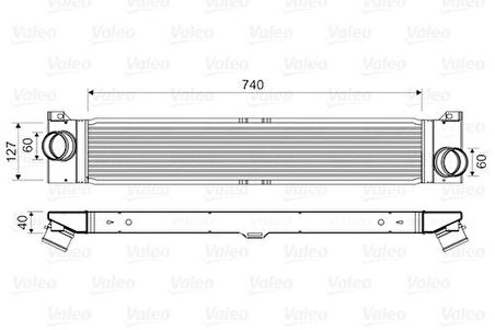 Valeo 818586 Turbo Intercooler Radyatörü Boxer III-Jumper III 2.2HDI 3.0HDI E4 E5 06-Ducato III-2.3JTD 3.0JTD E4 E5 06- 1340763080