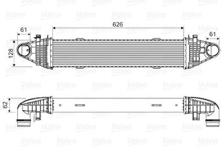 Valeo 818616 Turbosarj Radyatörü W204 09-14 S204 09-14 C204 11-W212 09-15 C207 09-16 R172 11- 2045000100