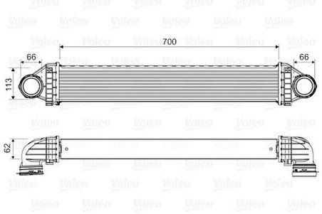 Valeo 818806 Turbosarj Radyatörü A-Serisi W169 04-12 B-Serisi W245 05-10 1695000000