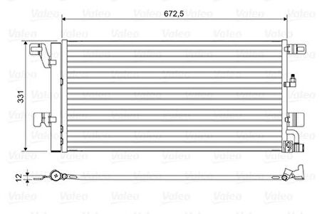 Valeo 822596 Klima Radyatörü Audi A4 16-A5 17-A6 19-A7 19- 8W0816411L