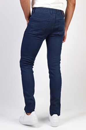 Erkek Lacivert Slim Fit Kot Pantolon 843 YENİVALBLUE