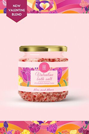 Mim and More Valentine Bath Salt 2024 - Ahududulu Banyo Tuzu 150 Gr