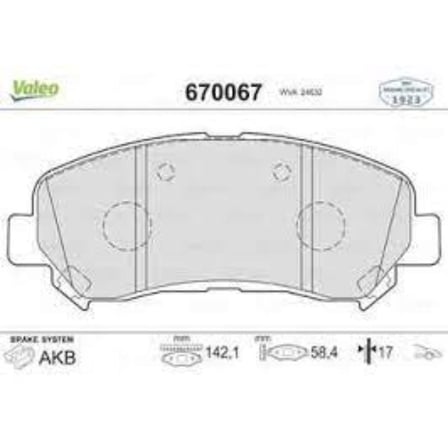 DISK FREN BALATA ON NISSAN QASHQAI 1.6/2.0/1.5D/1.6D/2.0D 10/06>/QASHQAI+2 1.6/2.0/1.5D/1.6D/2.0D 08/08>/X-TRAIL 2.0/2.5/2.0D 09/07>/RENAULT KOLEOS