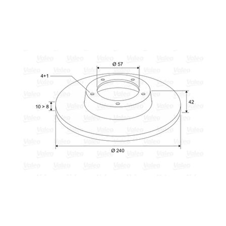 FREN DISKI ARKA ASTRA G 1,4/1,6/1,8/1,7DTI 98-->