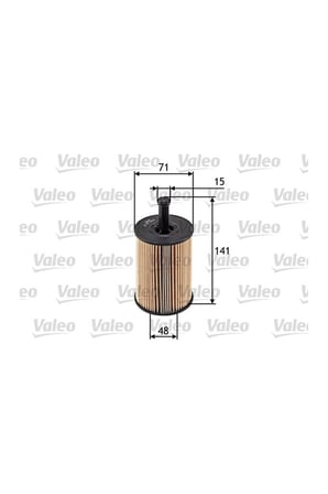 Yağ Filtresi Valeo 586506 Volkswagen Golf V 2003-2013 / Jetta III/IV 2005-2017 / Passat 2005-2014