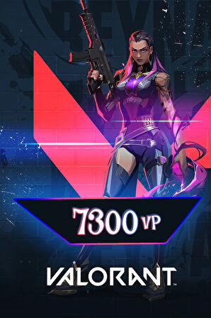 7300 Valorant Points