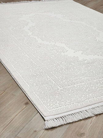 Artemis Halı Vanessa 06150G Krem Klasik Motifli Yün Halı