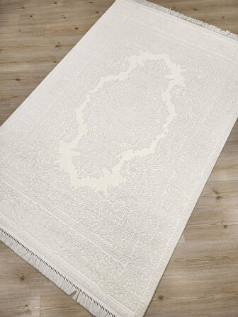 Artemis Halı Vanessa 06150G Krem Klasik Motifli Yün Halı