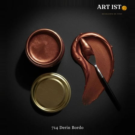 ART IST Sıvı Varak 40 ml - 714 Derin Bordo