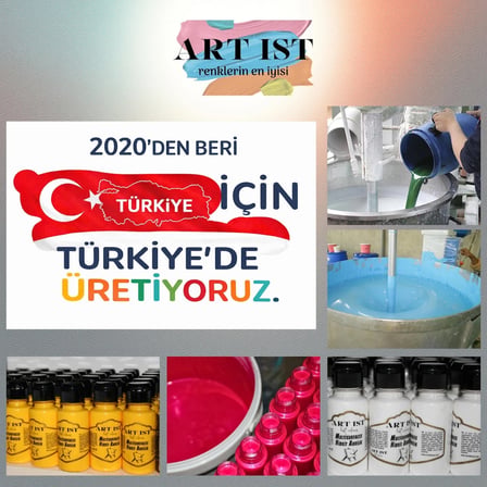 ART IST Sıvı Varak 40 ml - 715 Kül Lekesi