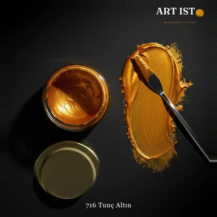 ART IST Sıvı Varak 40 ml - 716 Tunç Altın