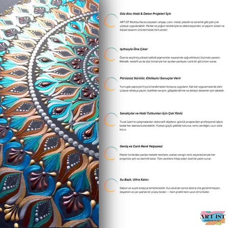 ART IST Sıvı Varak 40 ml - 711 Şampanya