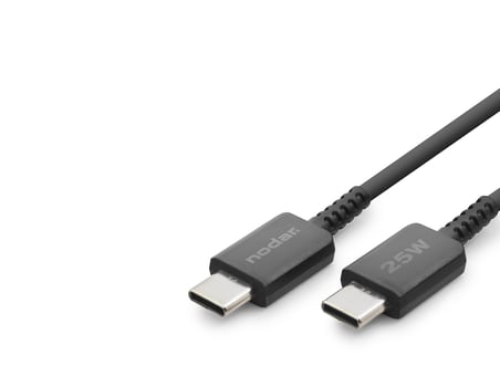 Type-C Şarj Ve Data Kablosu 25W 1 M - Siyah ND1101