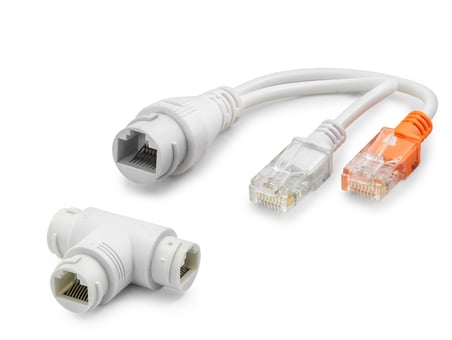 Poe Splitter - T Tipi Su Geçirmez Rj45 Veri + Güç Ayirici ND2451
