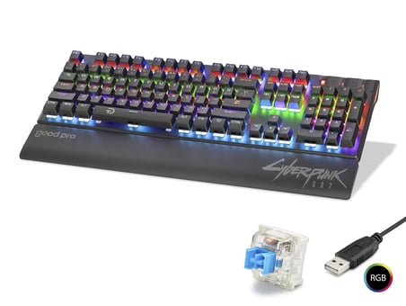 Mekanik Gaming Klavye Blue Switch Bilek Destekli Rgb - Siyah G525XB