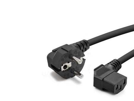 Kasa Güç Kablosu C13 3 Pin 1 Mm 500W L Tip 1.8 M HDX5555