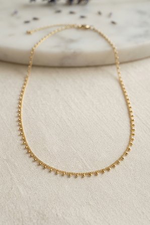 Gold Renk Topçcuk Model 60 cm Kadın Kolye TJ-BKO11212