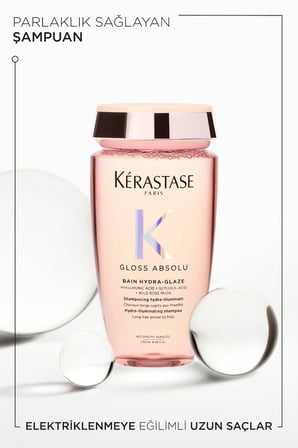 Gloss Absolu Elektriklenme Karşıtı Saç Bakım Seti - Bain & Spray & Oil