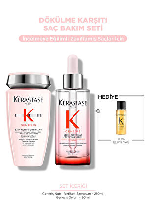 Kerastase Genesis Dökülme Karşıtı Saç Bakım Seti - Şampuan & Serum