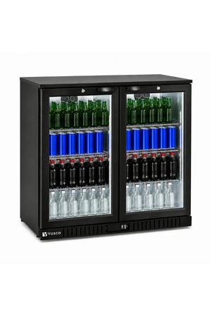 İki Kapaklı Bar Altı Soğutucu (SİYAH)