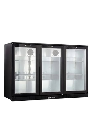 Bar Altı Şişe Soğutucusu Üç Kapak (SİYAH)