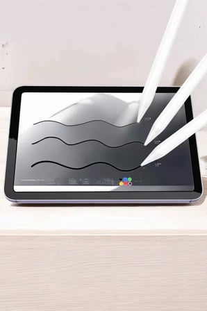Tablet Kalemi iOS Android Windows Uyumlu Yedek Uçlu Universal Çizim Kalemi