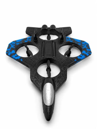 Uzaktan Kumandalı Savaş Uçağı Drone 2.4 GHz Jiroskoplu Tek Tuş Kalkış İniş 360° Dönüş