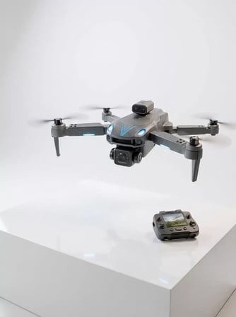 Katlanabilir Çift Kameralı Drone Uzaktan Kumandalı Hava Aracı