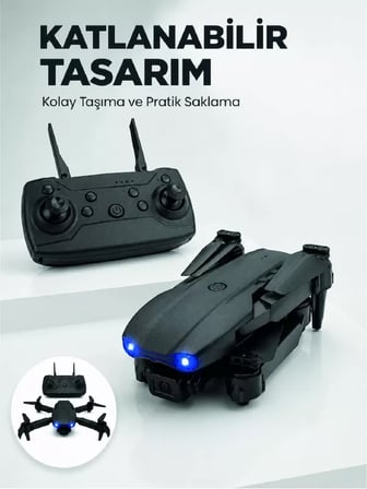 Katlanabilir Kamera Drone 4K HD Görüntü, Hover Özelliği ve Uzaktan Kumanda