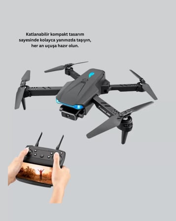 Katlanabilir 4K Kamera Drone Uzaktan Kumandalı Profesyonel Drone
