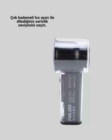 Ultra Sessiz USB Şarjlı Fan | Taşınabilir ve Hafif Tasarım
