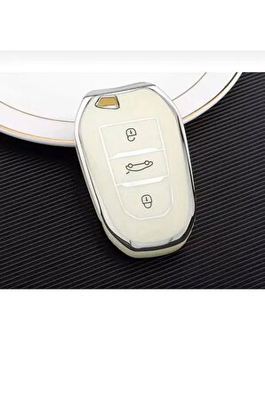 Peugeot 208 308 508 2008 3008 5008 Anahtar Kılıfı Sustasız Model Anahtarsız Çaliştırma