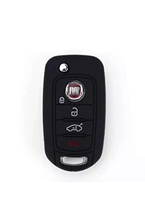 Fiat Egea 500x Silikon Anahtar Koruma Kılıfı + 5 Adet Hediye Koku
