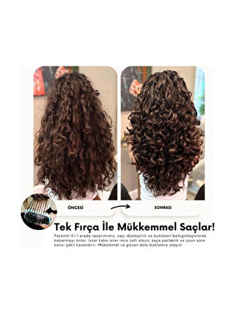 Sihirli Bukleler Magical Curl  Kıvırcık Saç Fırçası - 58