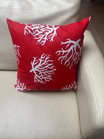 GERCELLA YOSUN DESEN KIRMIZI 2Lİ KIRLENT