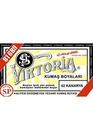 Viktoria Toz Kumaş Boyası - 42 Kanarya