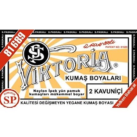 Viktoria Toz Kumaş Boyası - 2 Kavuniçi