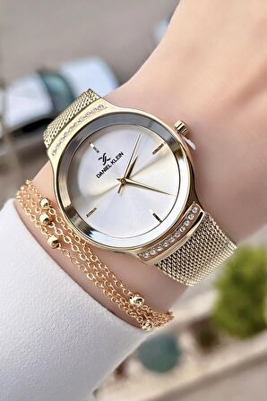 Daniel Klein DKISTE385 Gold Renk Kadın Kol Saati Ve Bileklik