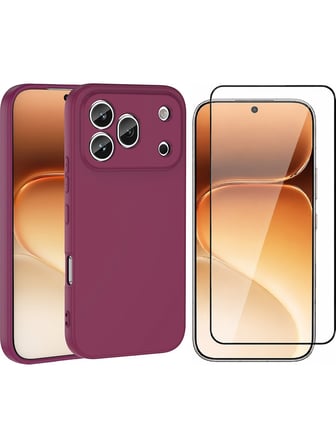 Vendas Honor 600 Pro 5G Kılıf Zore Mara Lansman Kapak + Cam Ekran Koruyucu