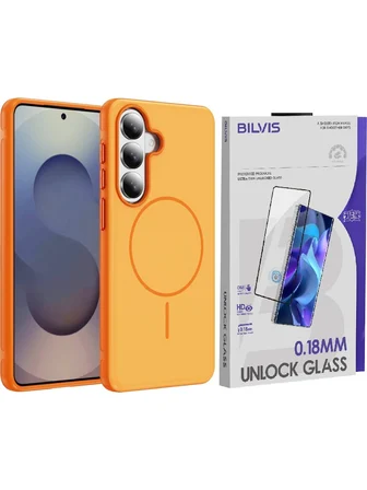 Vendas Galaxy S26 Plus Uyumlu Joko Neksa M-safe Kapak + Bilvis Cam Ekran Koruyucu