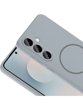 Vendas Galaxy S26 FE Kılıf M-Safe Şarj Özellikli Zore Meta Kapak + 9H Cam Ekran Koruyucu