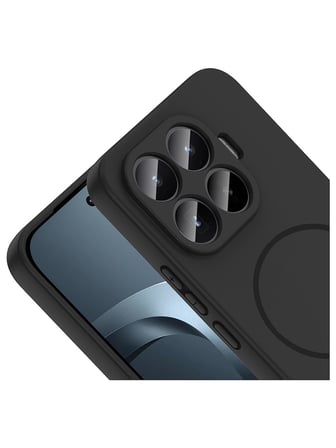 Vendas Xiaomi Mi 17T Kılıf M-safe Şarj Özellikli Zore Meta Kapak + Cam Ekran Koruyucu