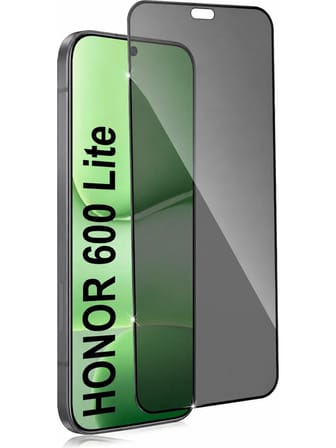 Vendas Honor 600 Lite Uyumlu Anti-Static Gizleyen 5d Privacy Hayalet Temperli Cam Ekran Koruyucu