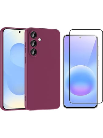 Vendas Galaxy S26 FE Kılıf Vendas Mara Lansman Kapak + 9H Cam Ekran Koruyucu