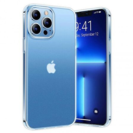 Vendas iPhone 14 Pro Max Uyumlu Kamera Çıkıntılı Soft Silikon Kılıf