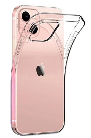 Vendas iPhone 14 Plus Uyumlu Kamera Çıkıntılı Soft Silikon Kılıf + 5D Cam Ekran Koruyucu